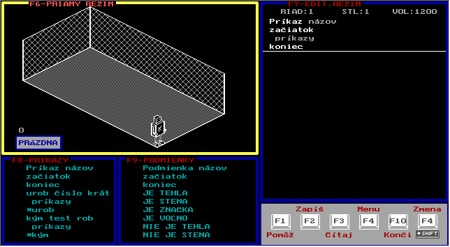 Karel 3D pre MS-DOS